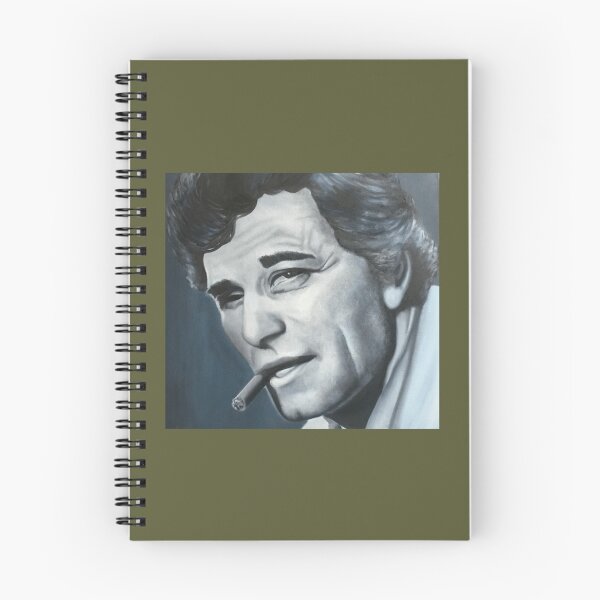 Item preview, Portrait of Columbo Peter Falk- original painting designed and sold by JulieChostne.