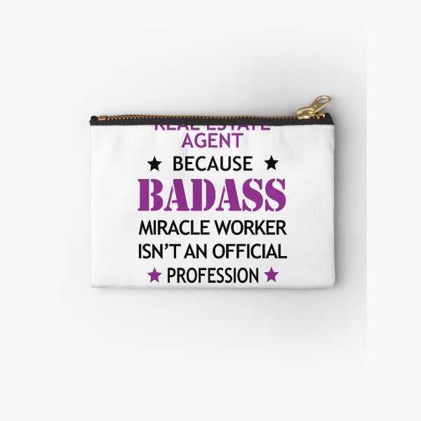Item preview, Real Estate Agent  Surprise Birthday Badass Miracle Worker  designed and sold by smily-tees.