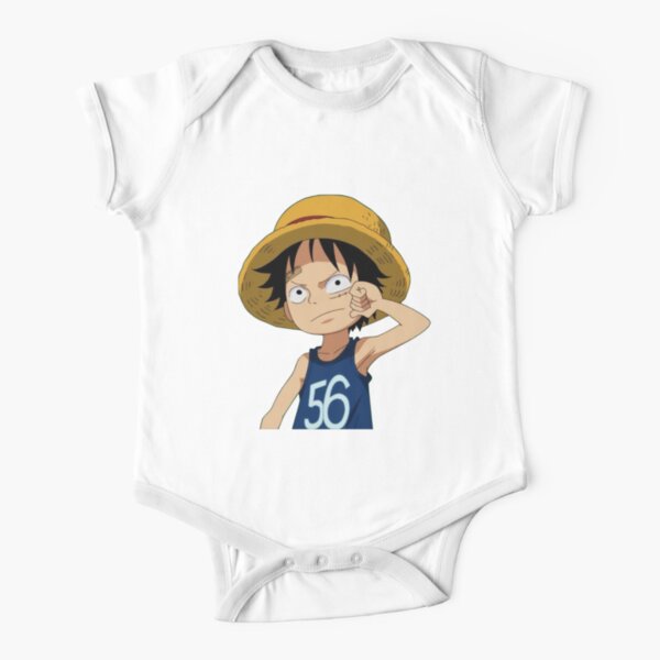 Body Bebê One Piece Bodie Piratas Chapéu de Palha D. Luffy