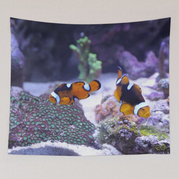 Item preview, Cute Clown Fish in Coral Reefs designed and sold by Luxxe87.
