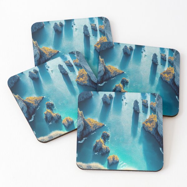 Item preview, aerial view ocean wave and beach photography. nature landscape 10 designed and sold by ShopThousand.