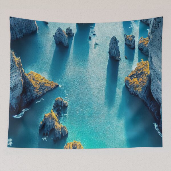 Item preview, aerial view ocean wave and beach photography. nature landscape 10 designed and sold by ShopThousand.