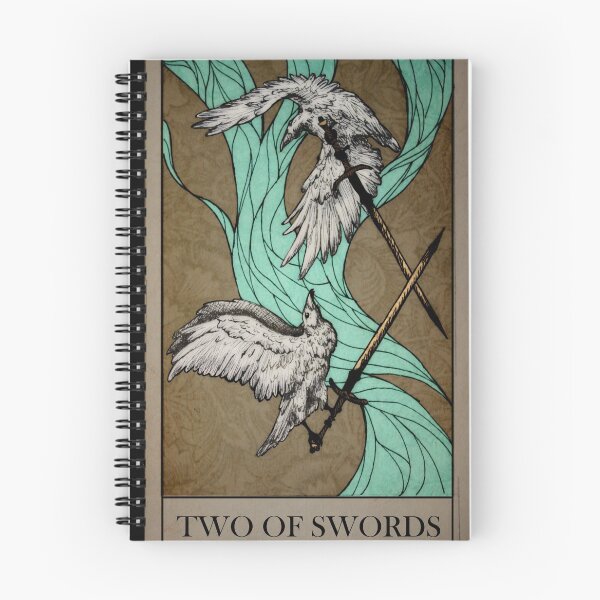 Item preview, TAROT DECK: TWO OF SWORDS designed and sold by Malina ithil.