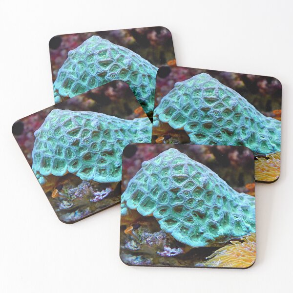 Item preview, Vivid Neon Green Sea Anemone on Coral Reefs designed and sold by Luxxe87.