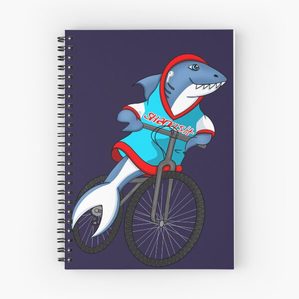 Item preview, Sharkish Shark on a Bicycle  designed and sold by PainterAme.