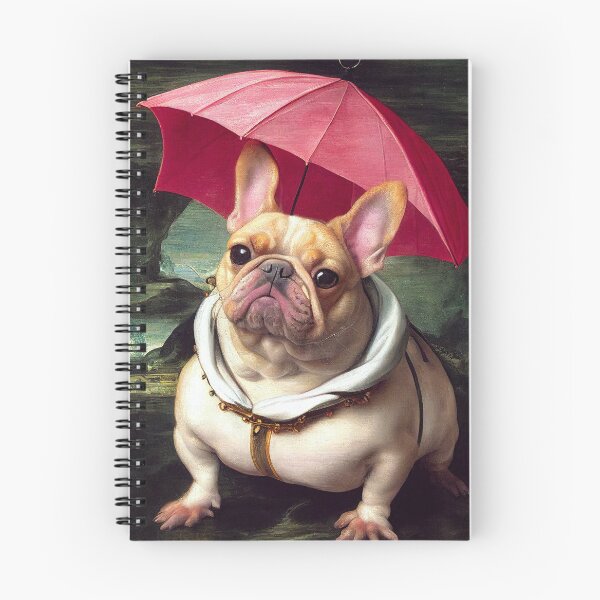 Item preview, Frenchie under the rain designed and sold by ladarkepoque.