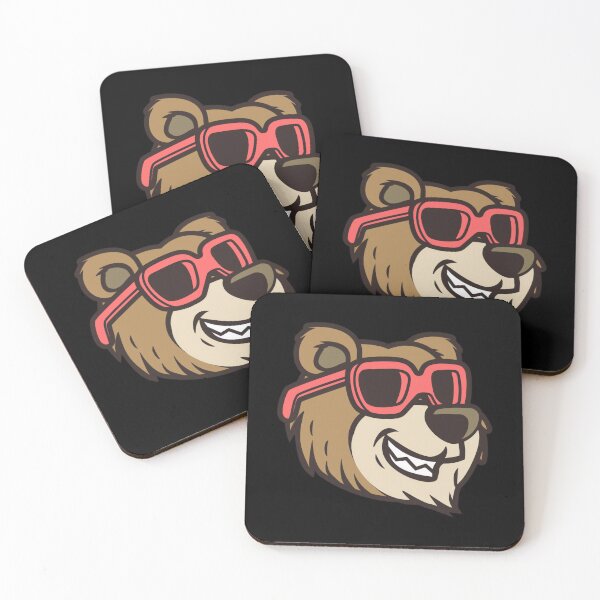 Item preview, Bear head bear with sunglasses designed and sold by engdaeflinn.
