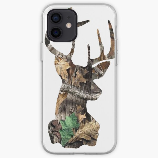 Camo Deer Head iPhone Soft Case