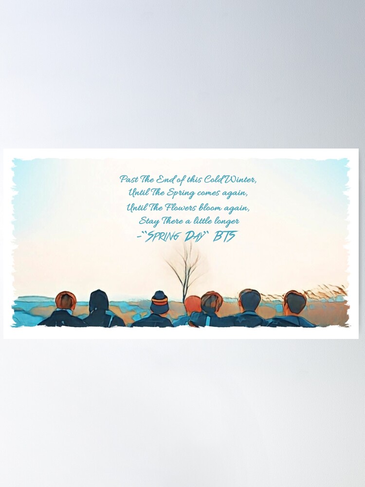 BTS サノク手書きステッカー ジョングク spring day 時期
