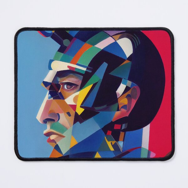 Item preview, Male portrait designed and sold by flowinglobe.