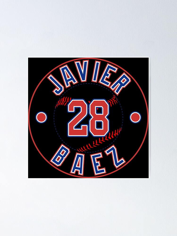 Javier Baez #28 In Styles Sticker for Sale by TacklePack