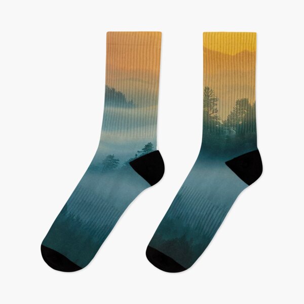Item preview, Foggy Mountains Early morning Pine Forest designed and sold by trajeado14.
