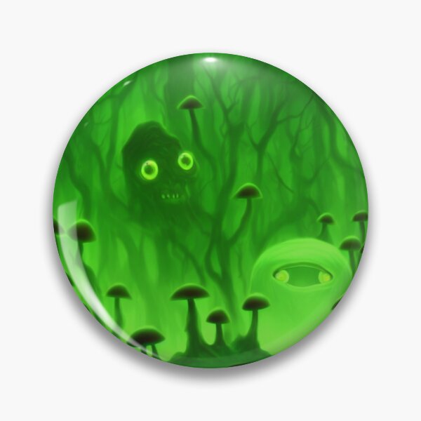 Item preview, Tree-monster in a mushroom forest XII green designed and sold by BrachiaST.
