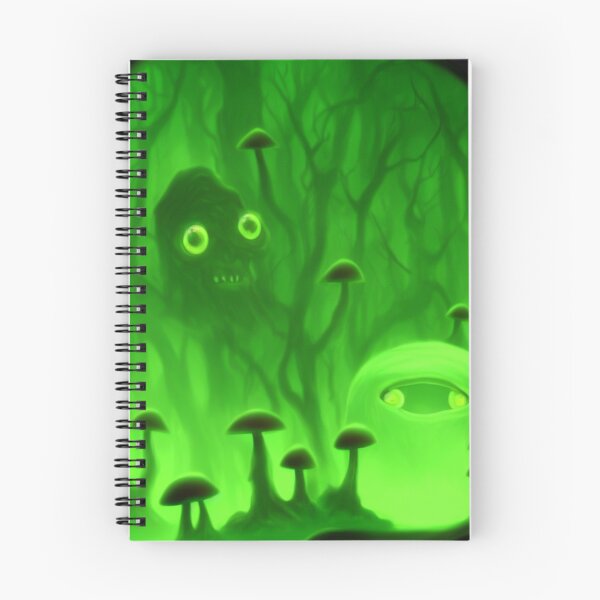Item preview, Tree-monster in a mushroom forest XII green designed and sold by BrachiaST.