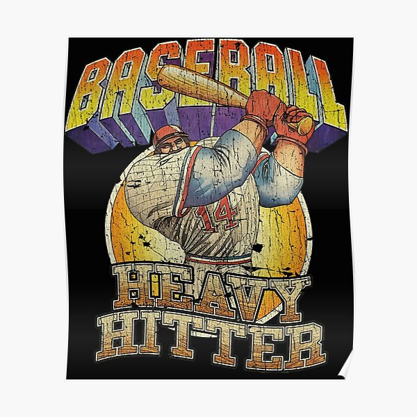 "Homerun Baseball Heavy Hitter 1983 " Poster for Sale by AnniBarth