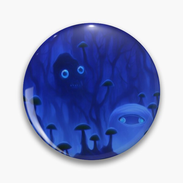 Item preview, Tree-monster in a mushroom forest XII blue designed and sold by BrachiaST.