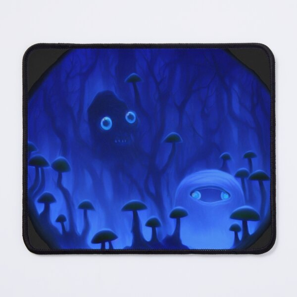 Item preview, Tree-monster in a mushroom forest XII blue designed and sold by BrachiaST.