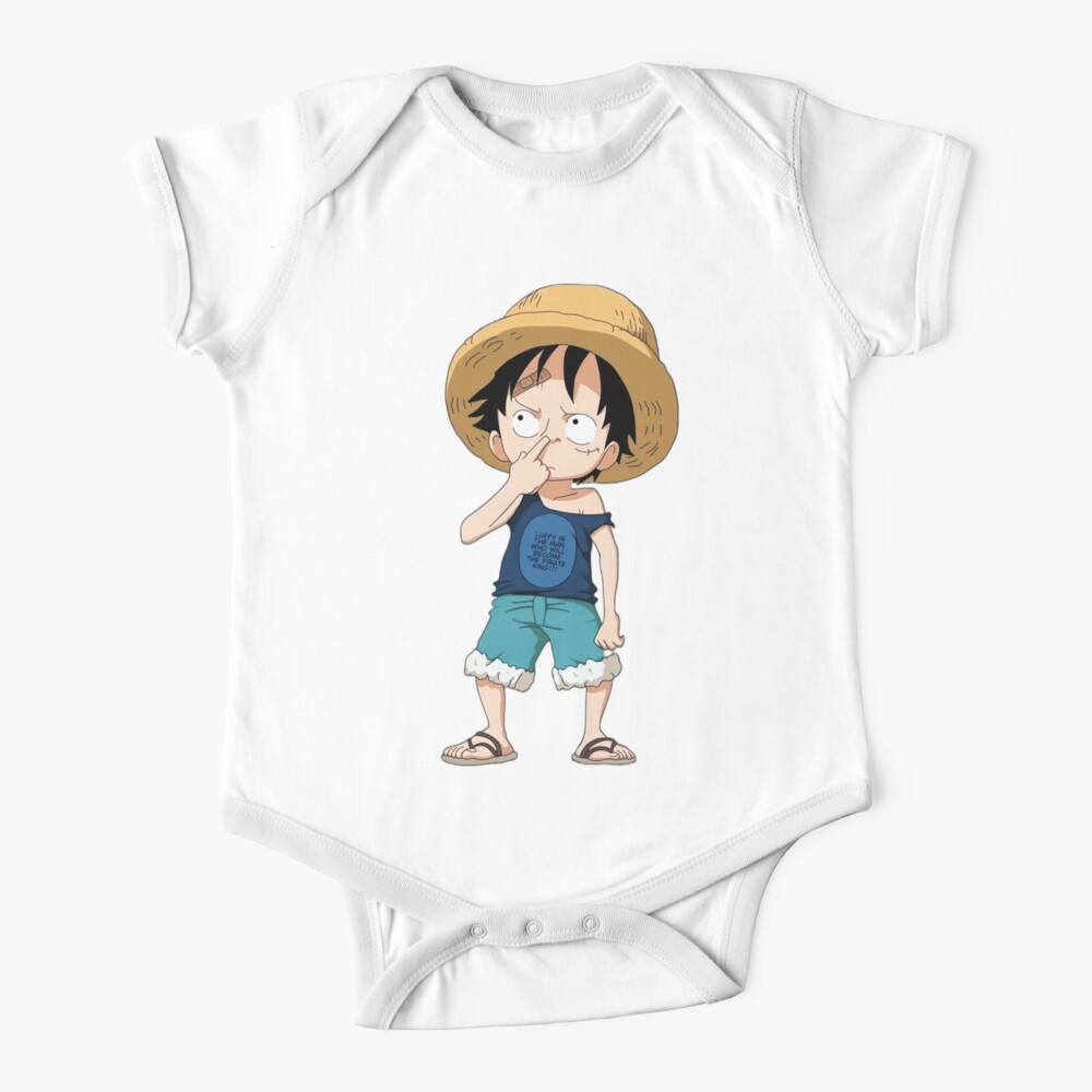 Body Bebê One Piece Bodie Piratas Chapéu de Palha D. Luffy