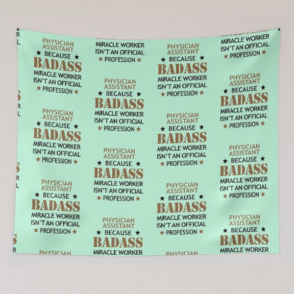 Item preview, Physician Assistant  Surprise Birthday Badass Miracle Worker  designed and sold by smily-tees.