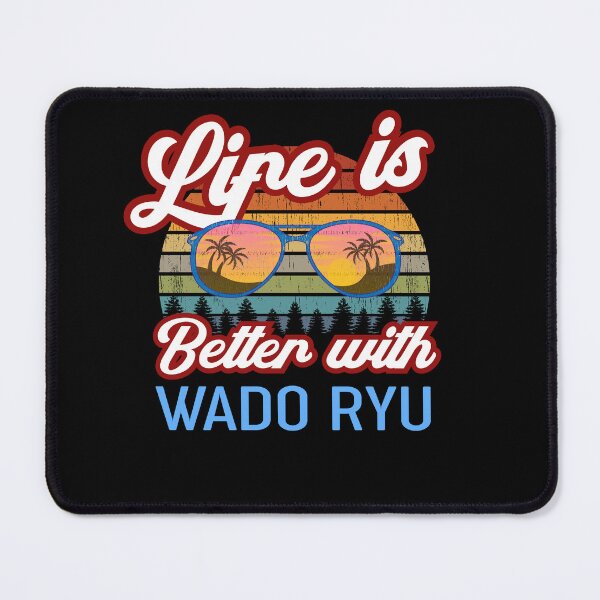 Item preview, Life is Better with Wado Ryu. Vintage Sunset Karate Instructor Design - Japanese Martial Art Design For A Karate Lover designed and sold by TheKarateStore.