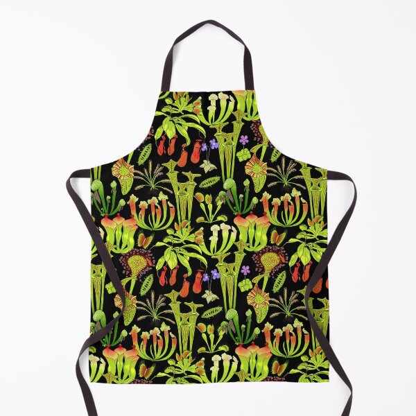 Item preview, Carnivorous plants - black designed and sold by RobskiArt.