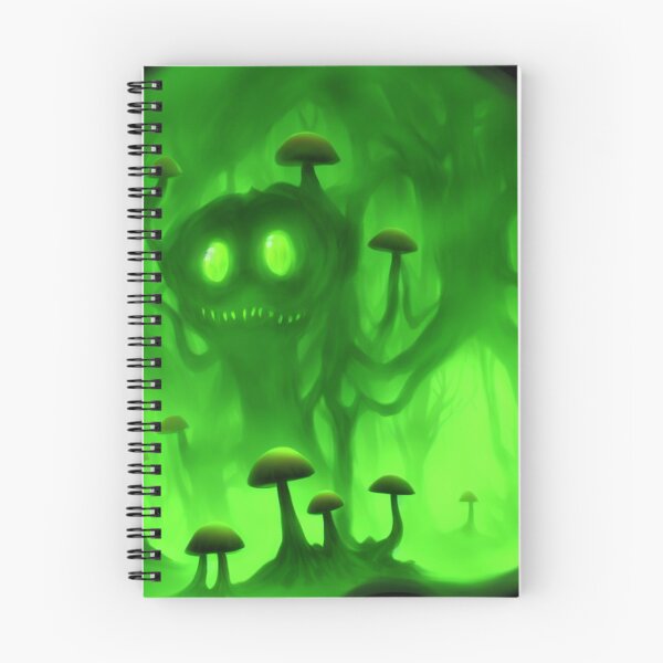 Item preview, Tree-monster in a mushroom forest XIII green designed and sold by BrachiaST.