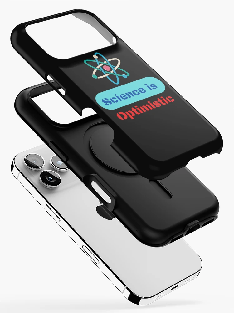 Thumbnail 2 of 4, iPhone Case, Science is optimistic designed and sold by ProjectOfColor.