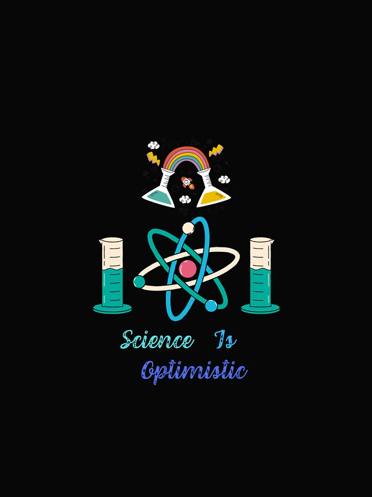 Thumbnail 4 of 4, iPhone Case, Science is optimistic designed and sold by ProjectOfColor.