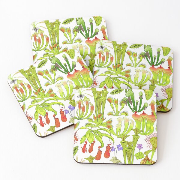 Item preview, Carnivorous plants - white designed and sold by RobskiArt.