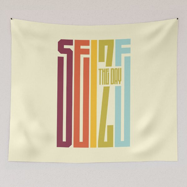 Item preview, Seize The Day, Motivational Inspirational Quotes for Music Lovers designed and sold by Rajan Supal.