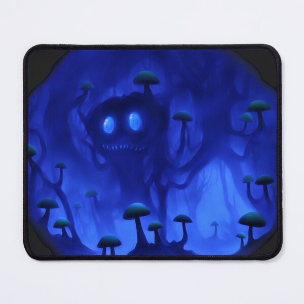 Item preview, Tree-monster in a mushroom forest XIII blue designed and sold by BrachiaST.