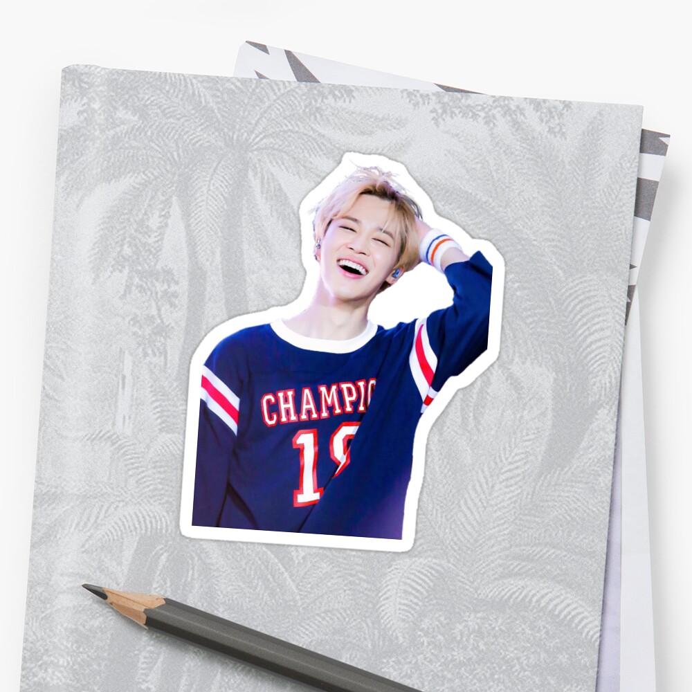  JIMIN  BTS Sticker  by babysugarsweet Redbubble