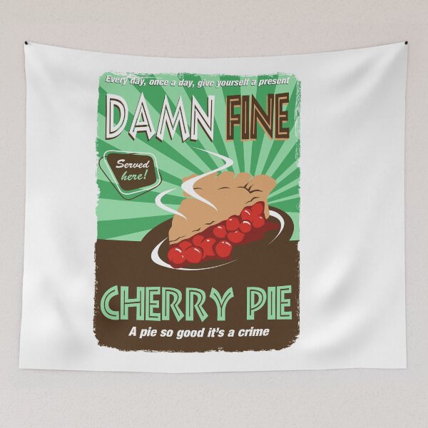 Item preview, Damn Fine Cherry Pie - Peaks designed and sold by goofyfootartist.