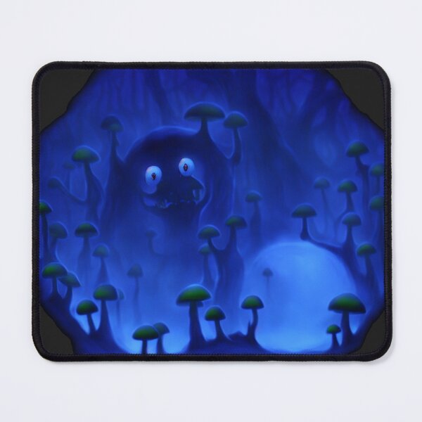 Item preview, Tree-monster in a mushroom forest XIV blue designed and sold by BrachiaST.