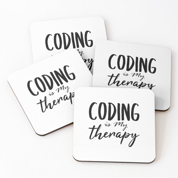 Item preview, Coding is My Therapy designed and sold by StoreDay.