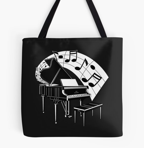 Piano Tote Bag Music Tote Bag Piano Lover Gift Bag Musician 