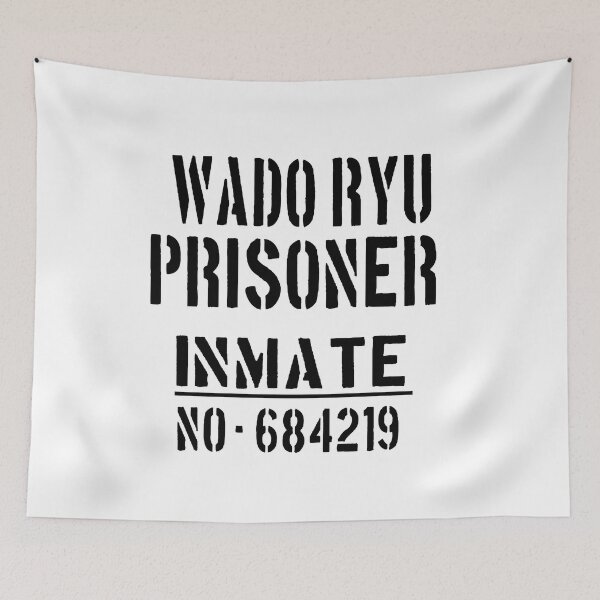 Item preview, Wado Ryu Prisoner. Karate Halloween Costume Design - Japanese Martial Art Design For A Karate Lover designed and sold by TheKarateStore.