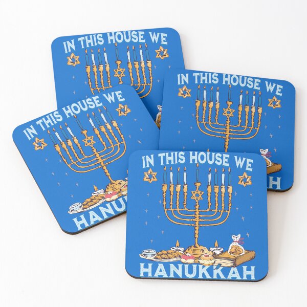Item preview, In this house we hanukkah designed and sold by EmmiFoxDesigns.