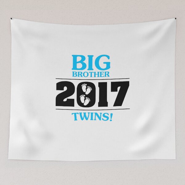 Item preview, Big Brother of Twins Est Since 2017  Kids for Boys designed and sold by miracletee.