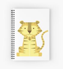 animals set - tiger Spiral Notebook