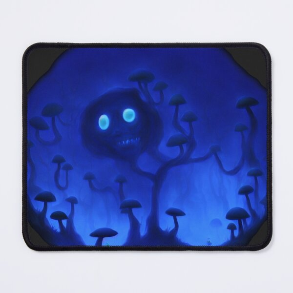 Item preview, Tree-monster in a mushroom forest XV blue designed and sold by BrachiaST.