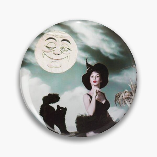 Artikelvorschau, Hexe Pin Up und Halloween Scary Evil Kürbis entworfen und verkauft von VintageManiac.