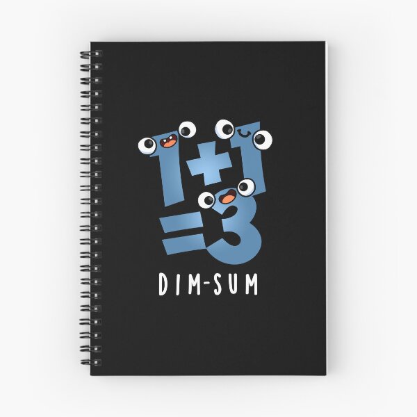 Item preview, Dim Sum Funny Math Food Puns (Dark BG) designed and sold by punnybone.