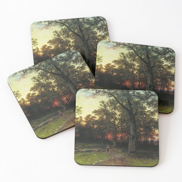 Item preview, The Forest in the Evening (1869) - Ivan Shishkin designed and sold by SALON DES ARTS.