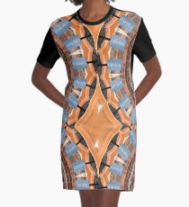 Plant Pots and Poetry Graphic T-Shirt Dress