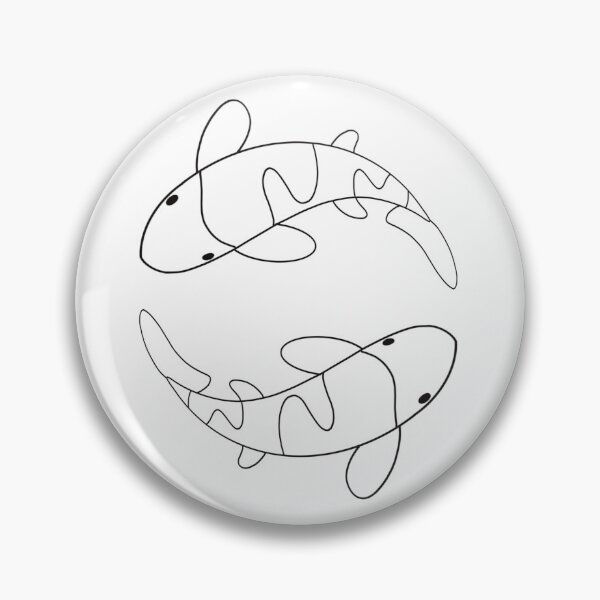 Item preview, Minimalist Koi Fish designed and sold by serifeozdemiiir.