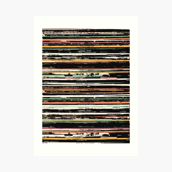 Recordsss Art Print