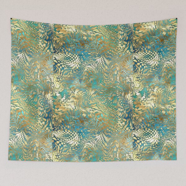 Item preview,  Luxury Fire Turquoise Textures 2 designed and sold by TrendyGlitter.