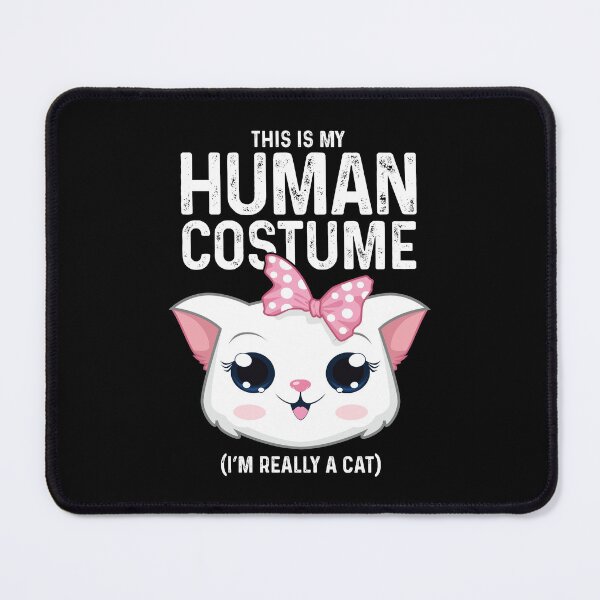 Item preview, This Is My Human Costume I'm Really A Cat Funny Halloween designed and sold by GravitiTees.