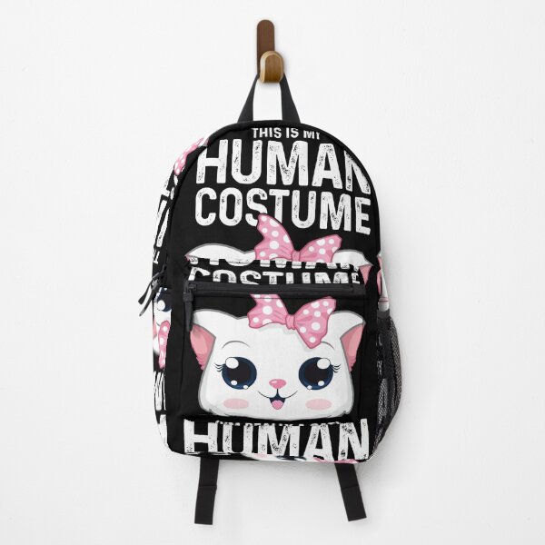 Item preview, This Is My Human Costume I'm Really A Cat Funny Halloween designed and sold by GravitiTees.